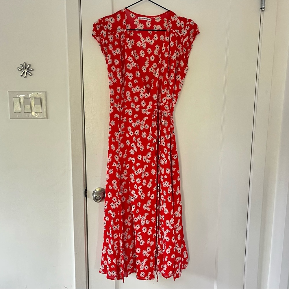 Reformation Wrap Dress